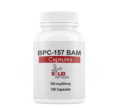 BPC-157/BAM Capsules (250 mcg/50 mcg) 100 Count product image